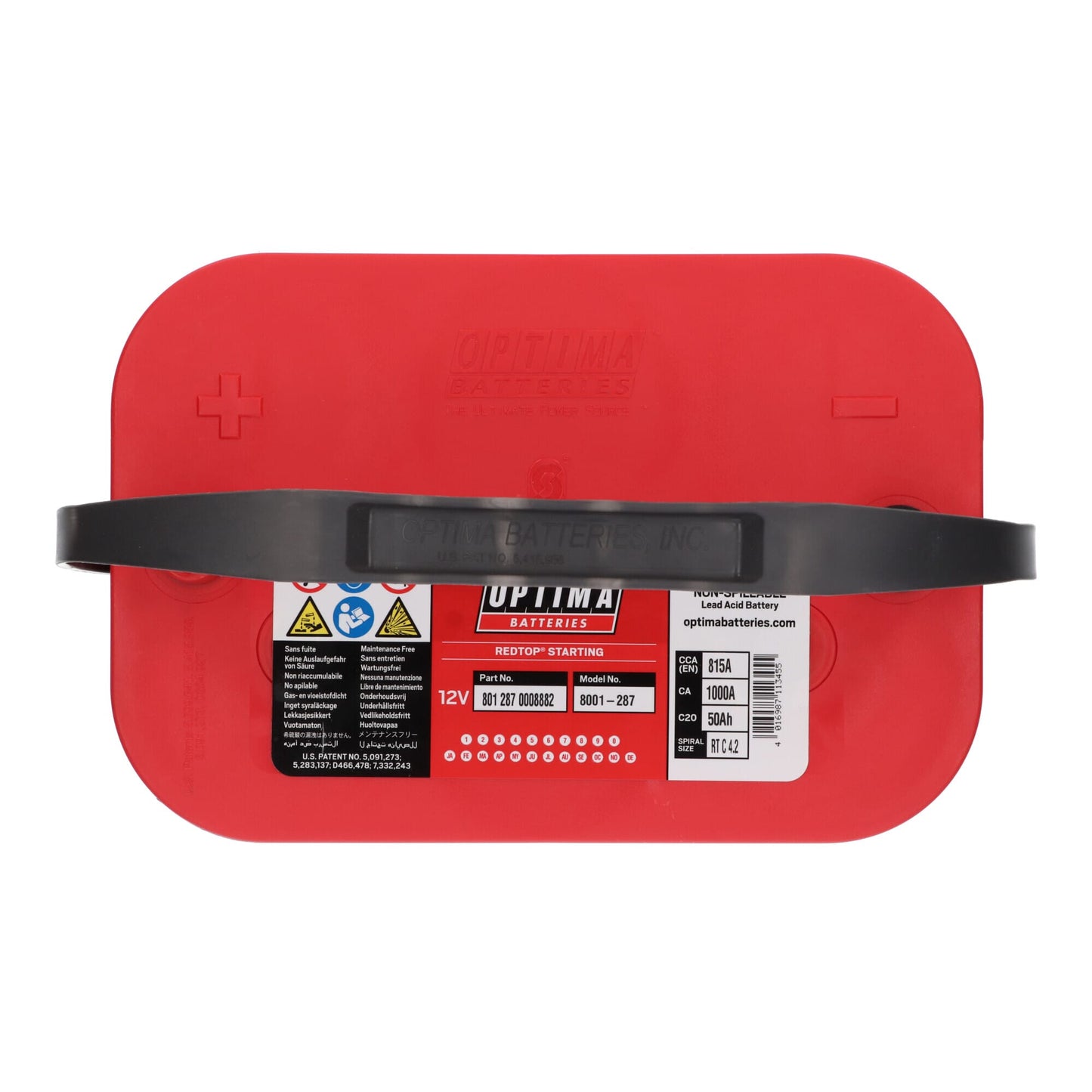 Optima Red Top Accu 12V 50Ah RT C-4.2