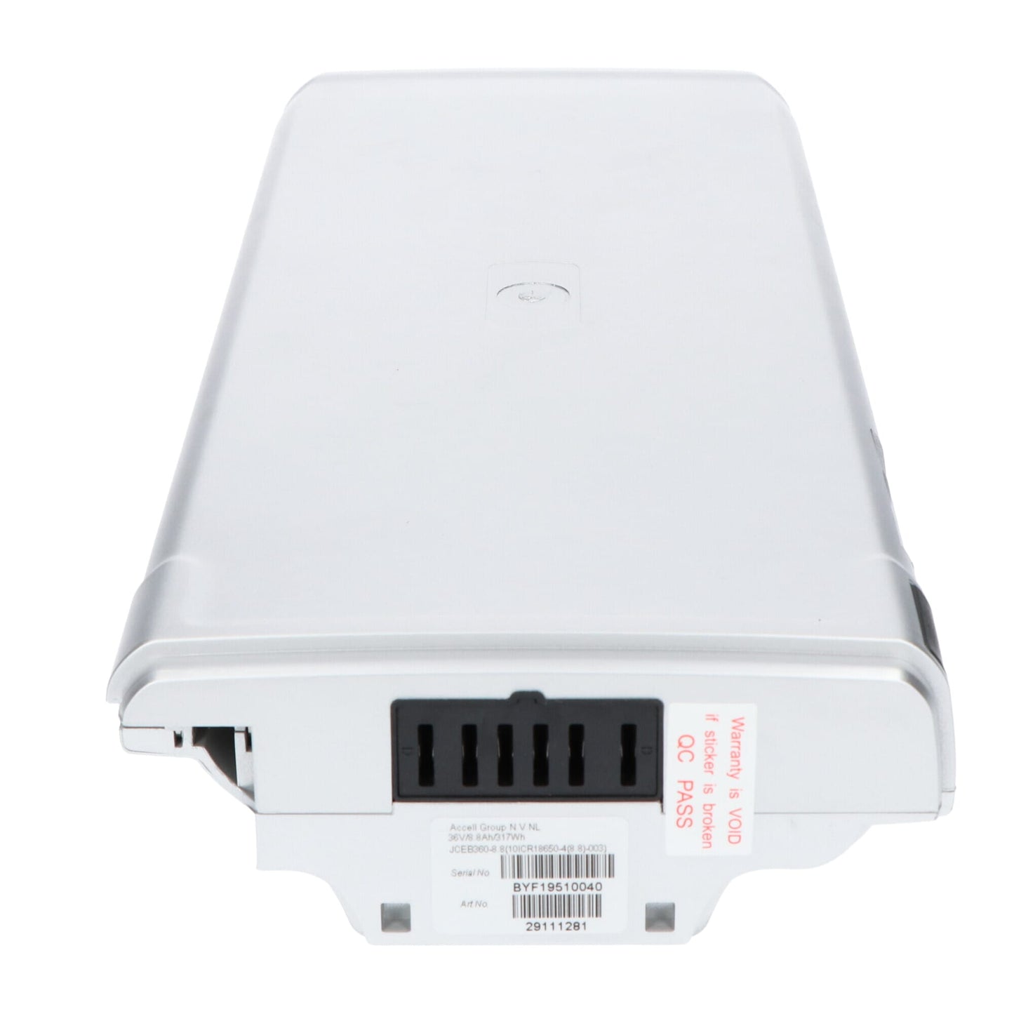 E-motion E-300 Fietsaccu 36V 8.8Ah Zilver