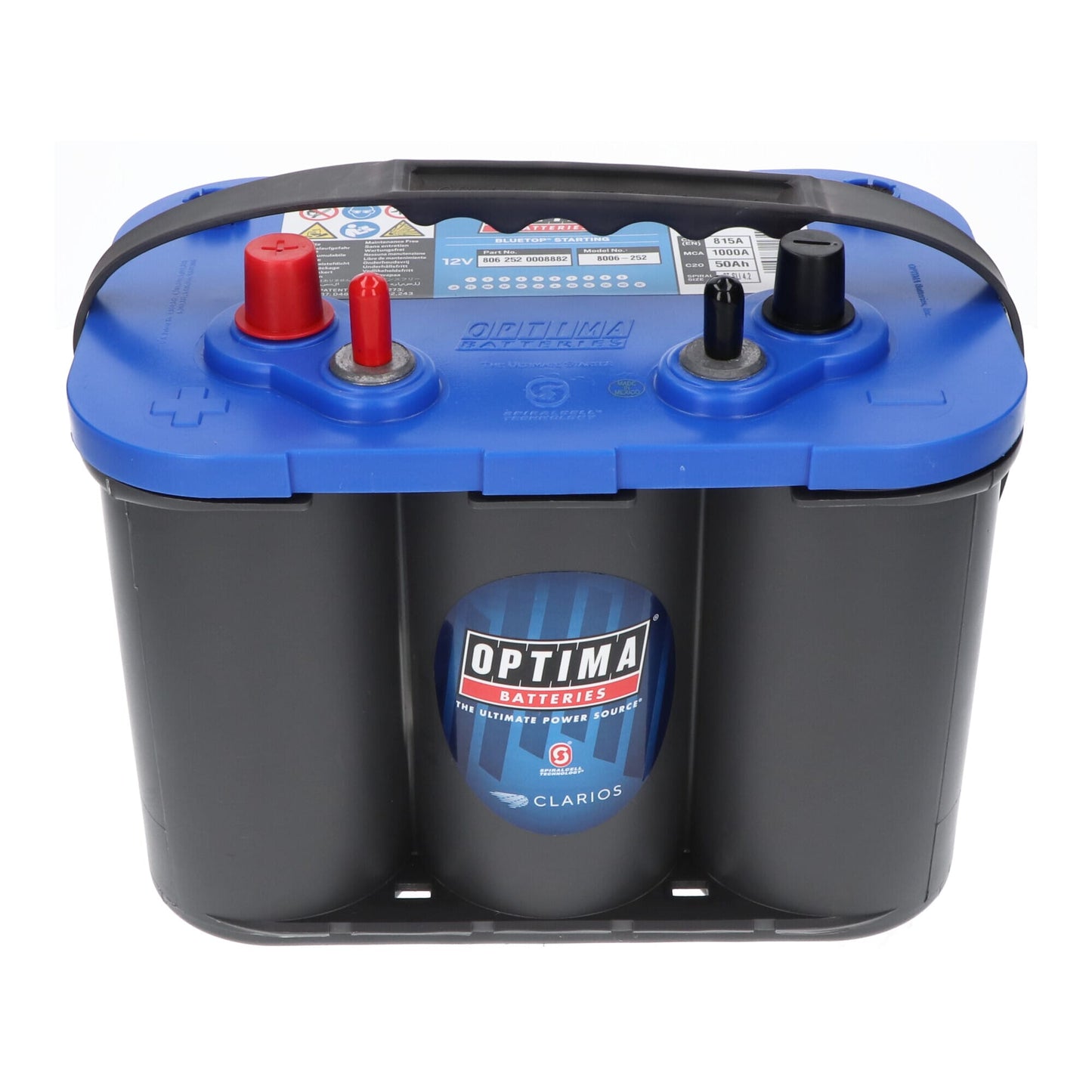 Optima Blue Top Accu 12V 50Ah BT SLI-4.2