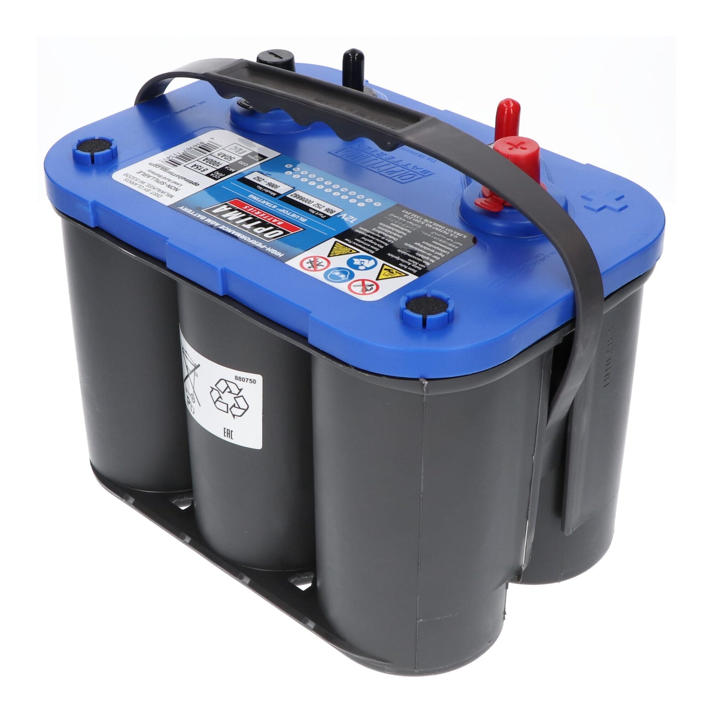 Optima Blue Top Accu 12V 50Ah BT SLI-4.2