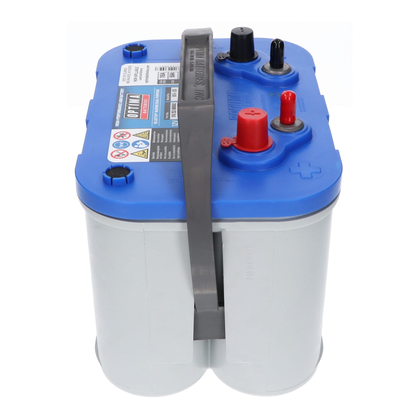 Optima Blue Top Accu 12V 55Ah BT DC-4.2