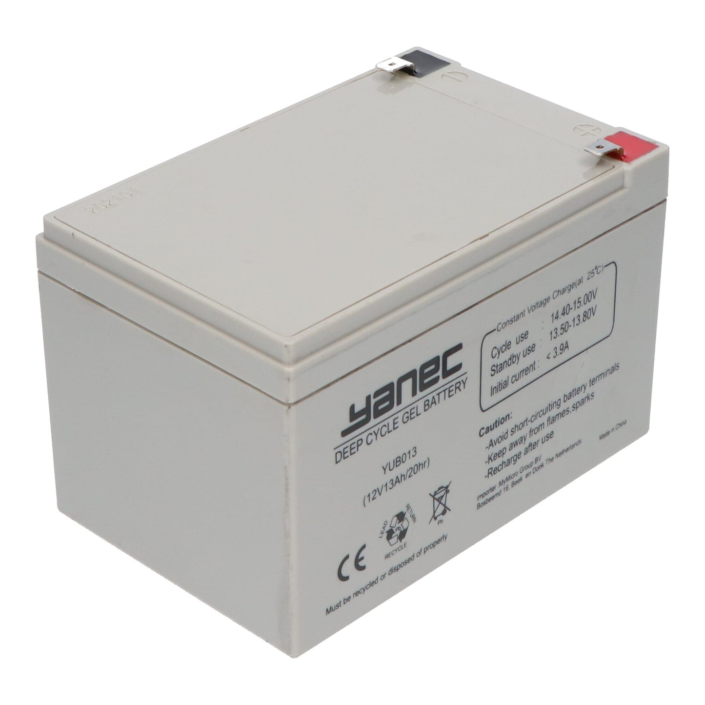 Yanec Gel Accu 12V 13Ah