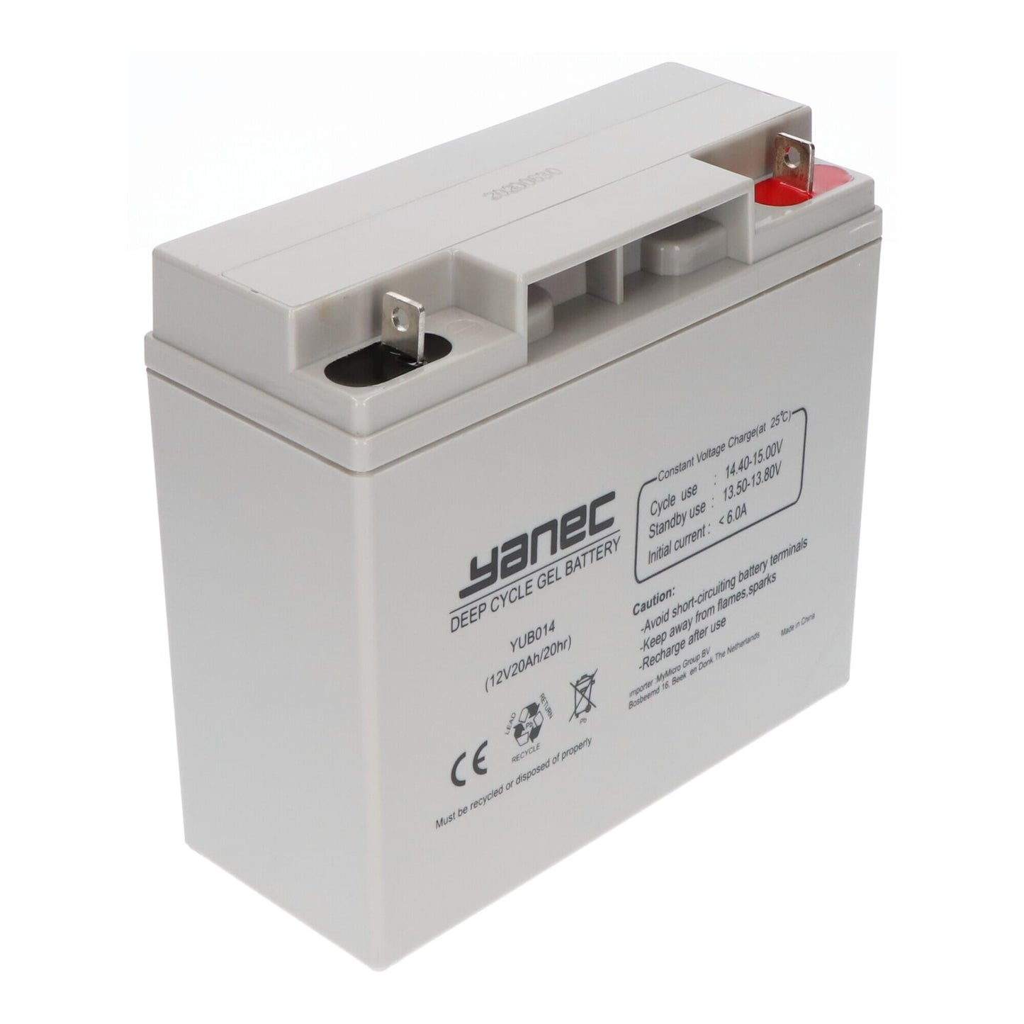 Yanec Gel Akku 12V 20Ah