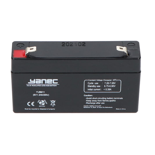 Batterie plomb Yanec 6V 1.3Ah