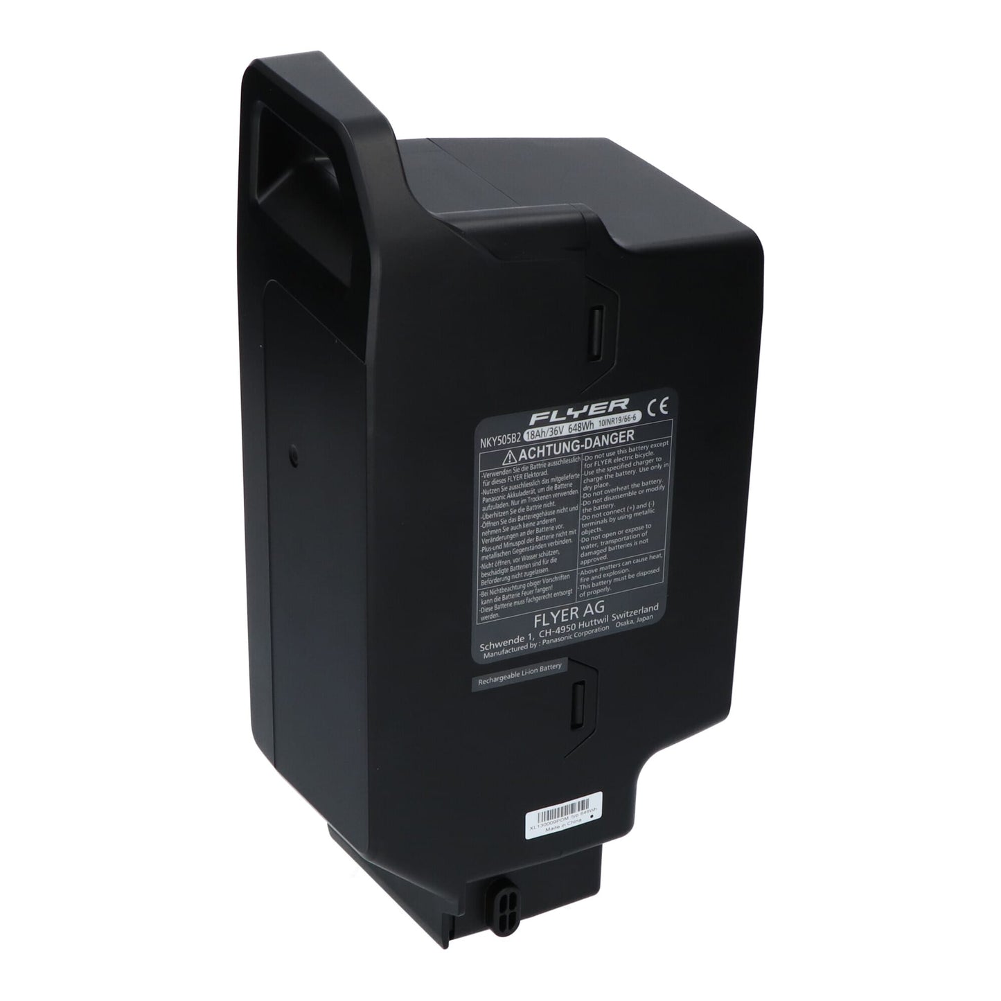 Panasonic Fietsaccu Next Generation 36V18 Ah Zwart