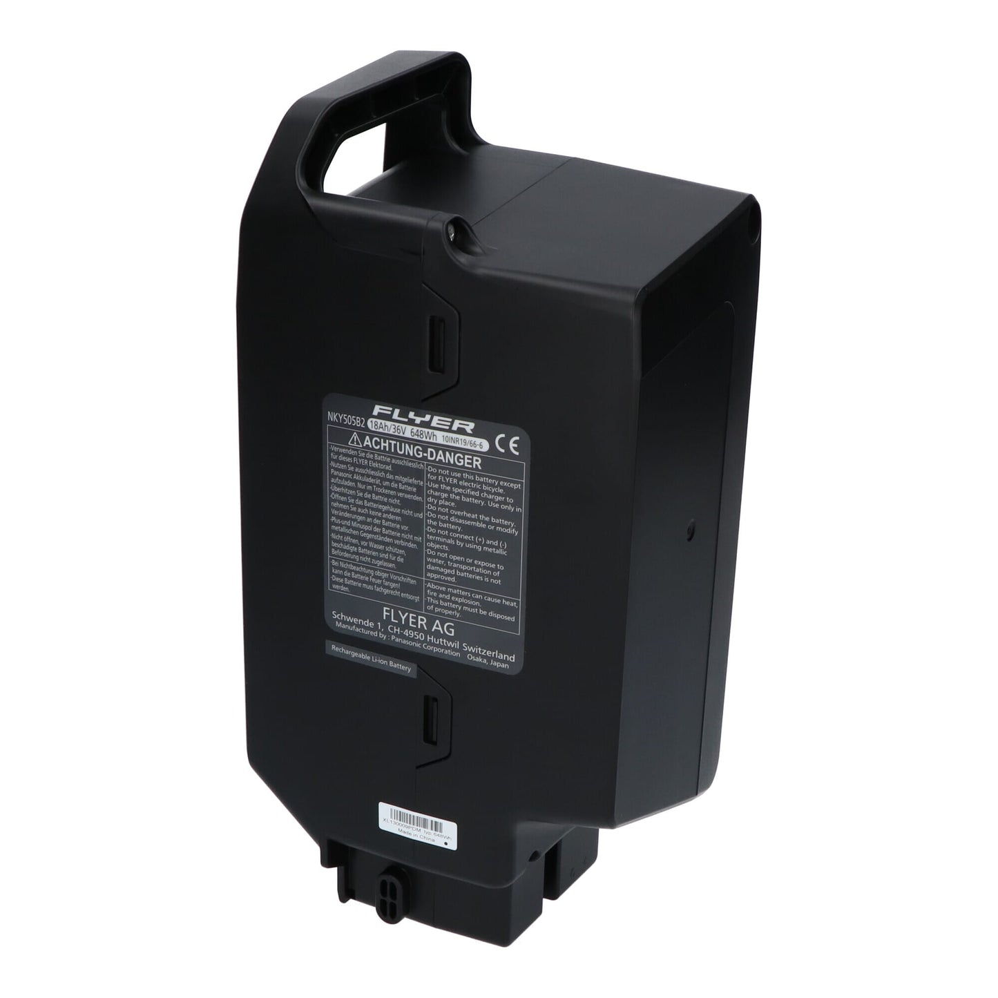 Panasonic Fietsaccu Next Generation 36V18 Ah Zwart