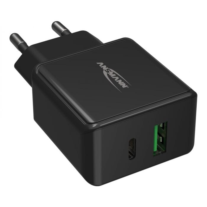Ansmann Home Charger HC218PD zwart 18W