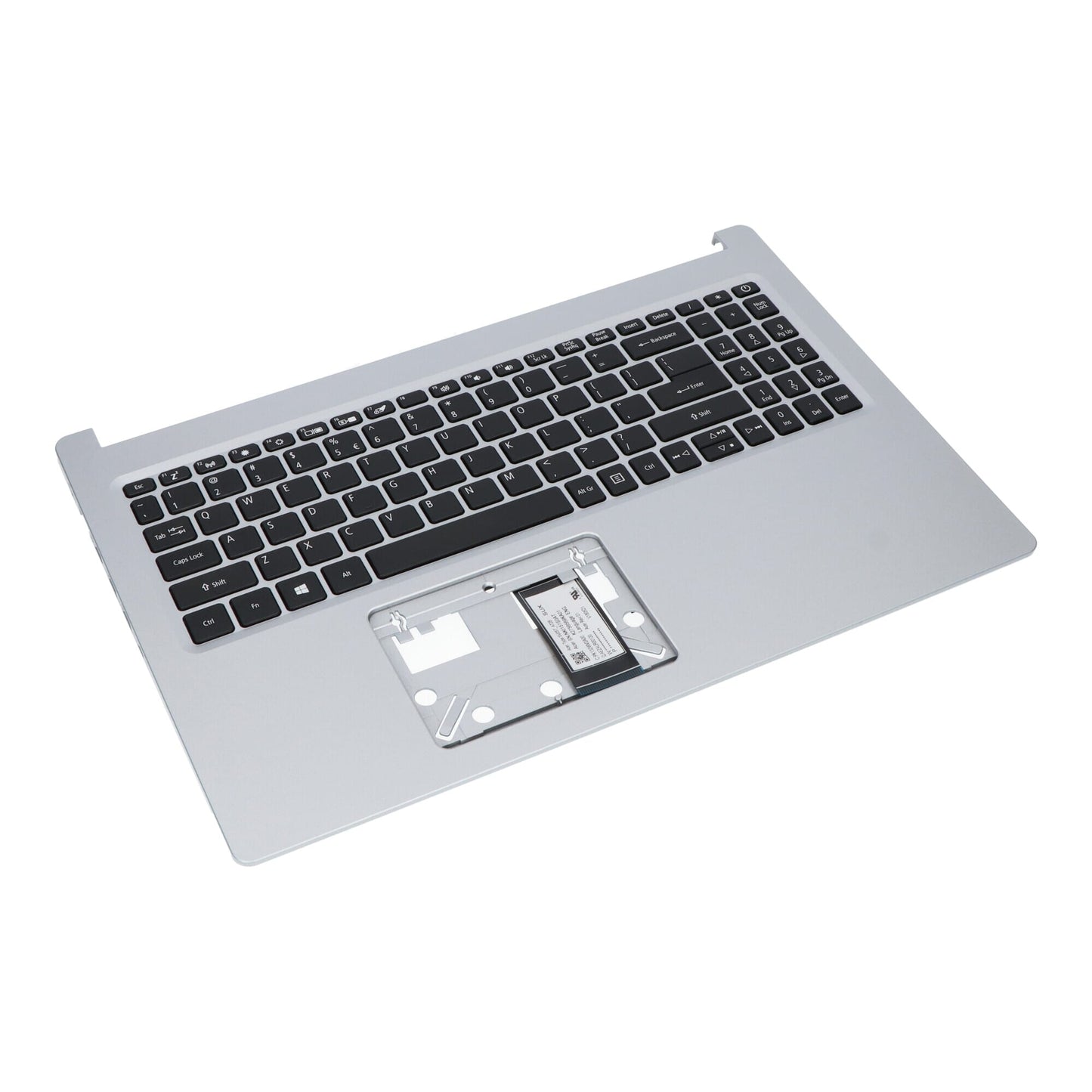 Acer Laptop Toetsenbord Qwerty US + Top Cover - Zilver