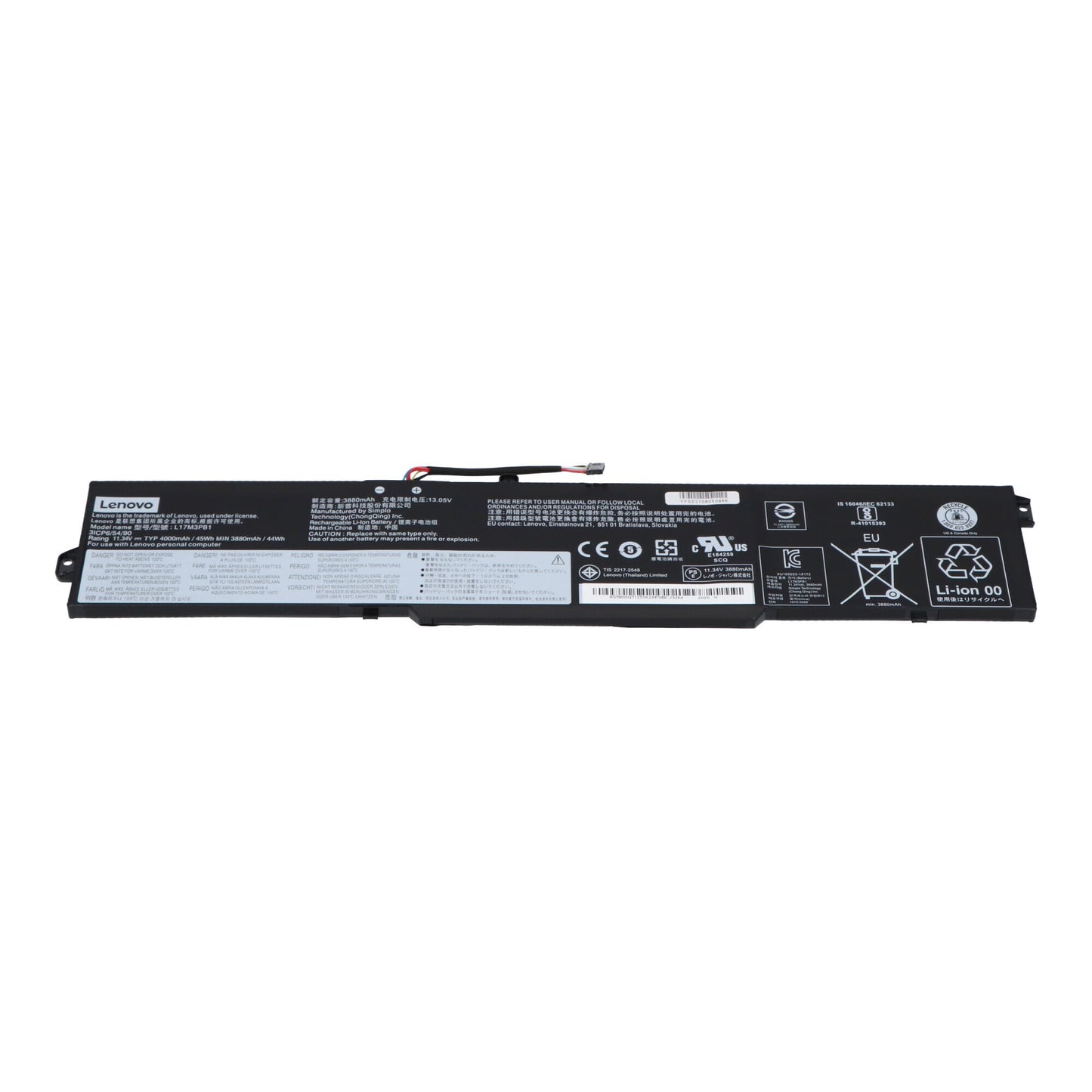 Lenovo Laptop Akku 3880 mAh