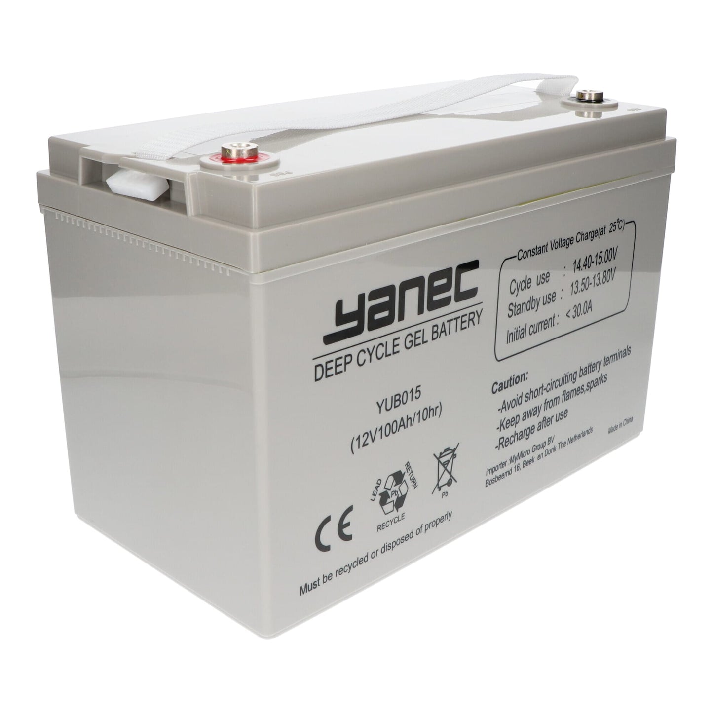 Yanec Gel Accu 12V 100Ah