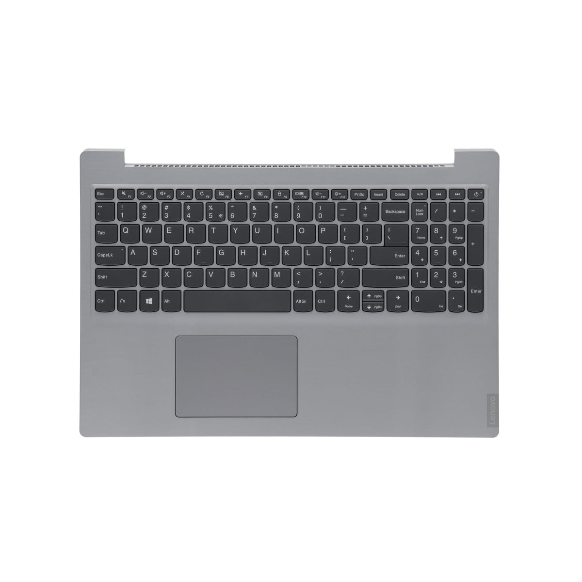 Lenovo Laptop Toetsenbord Qwerty US + Top Cover - Zilver