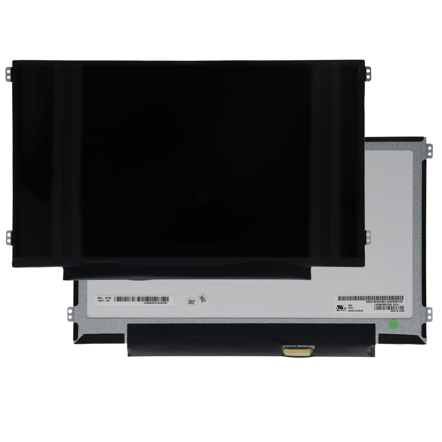 Écran LCD 11.6 pouces 1366x768 Brillant 40 broches eDP 20mm, Tactile