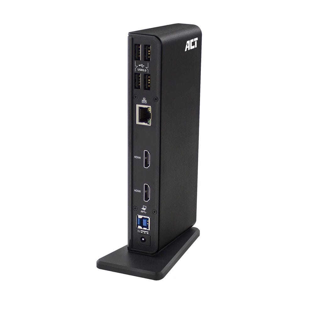 ACT USB-C of USB-A Dual Monitor Docking Station