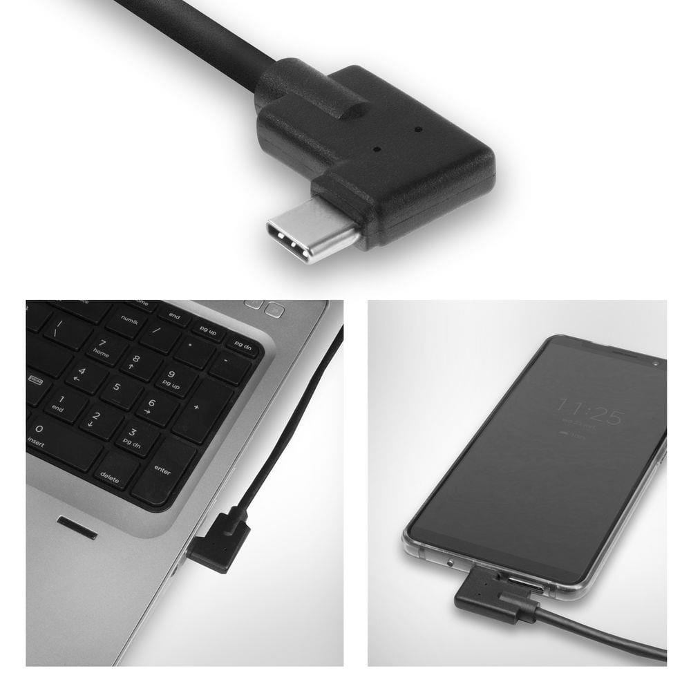 ACT USB 3.2 Gen1 Anschlusskabel C Stecker - C Stecker (gewinkelt) 1m