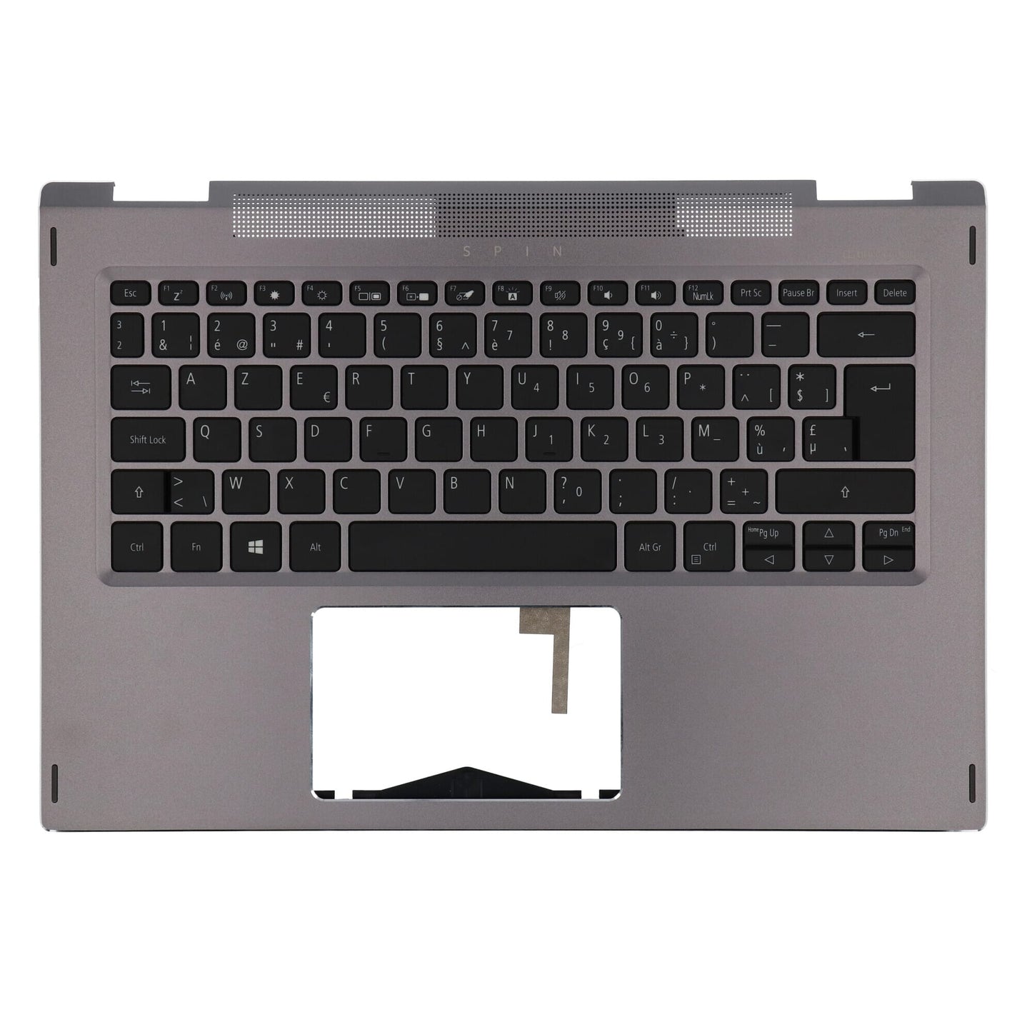 Acer Laptop Tastatur Azerty BE + Top Cover - Grau