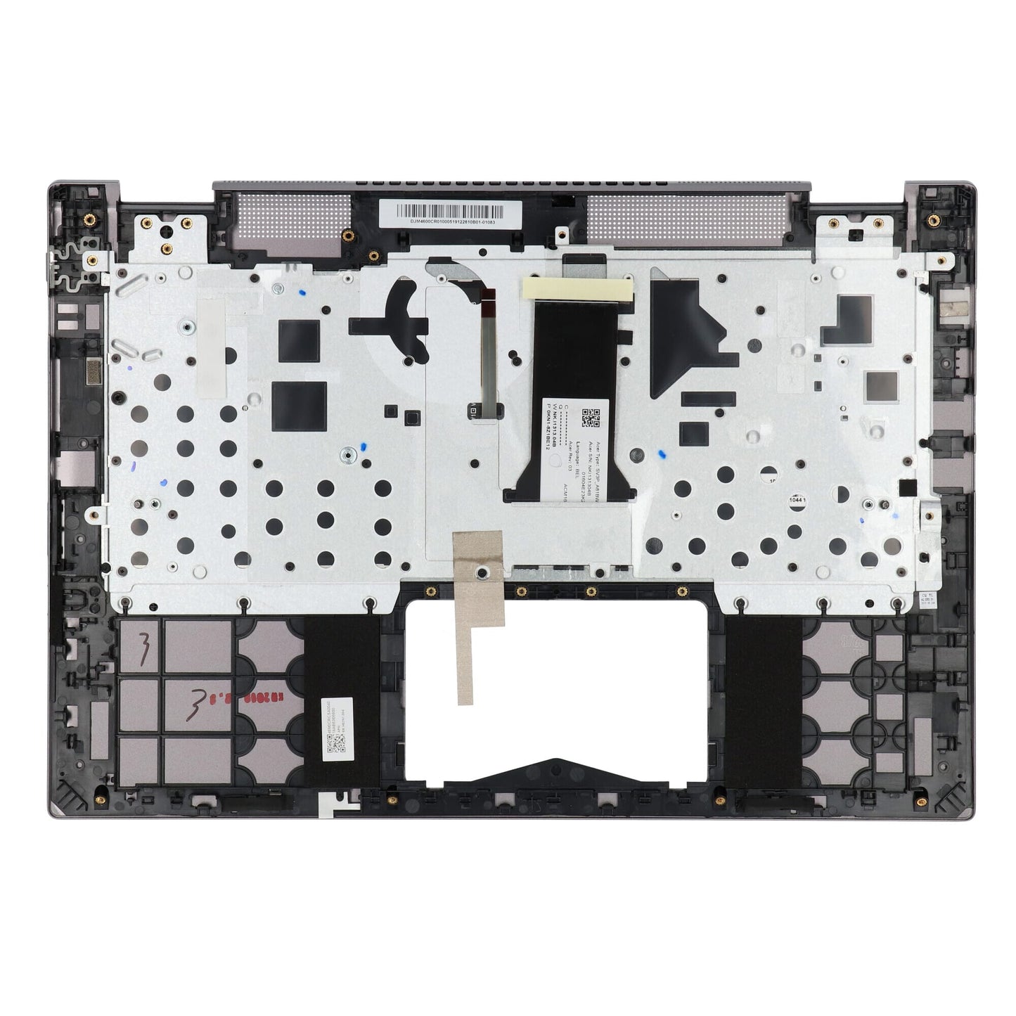Acer Laptop Tastatur Azerty BE + Top Cover - Grau