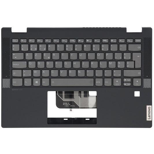 Lenovo Laptop Tastatur Azerty BE + Top Cover, BL - Grau
