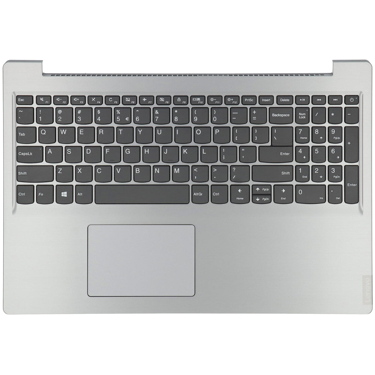 Lenovo Laptop Toetsenbord Qwerty US + Top Cover - Zilver