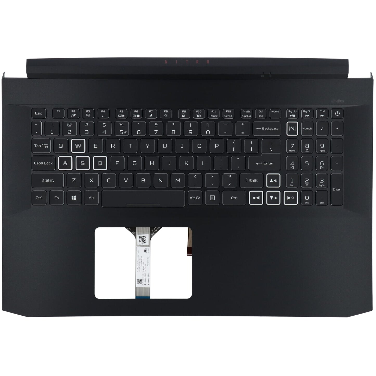 Acer Laptop Tastatur Qwerty US + Top Cover