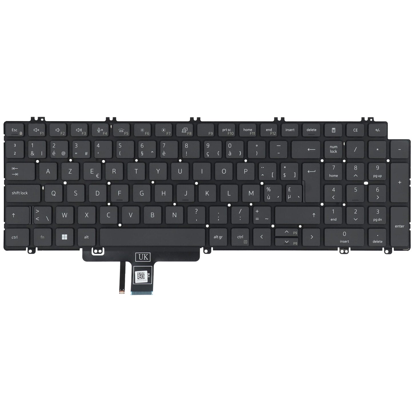 Dell Laptop-Tastatur Azerty BE