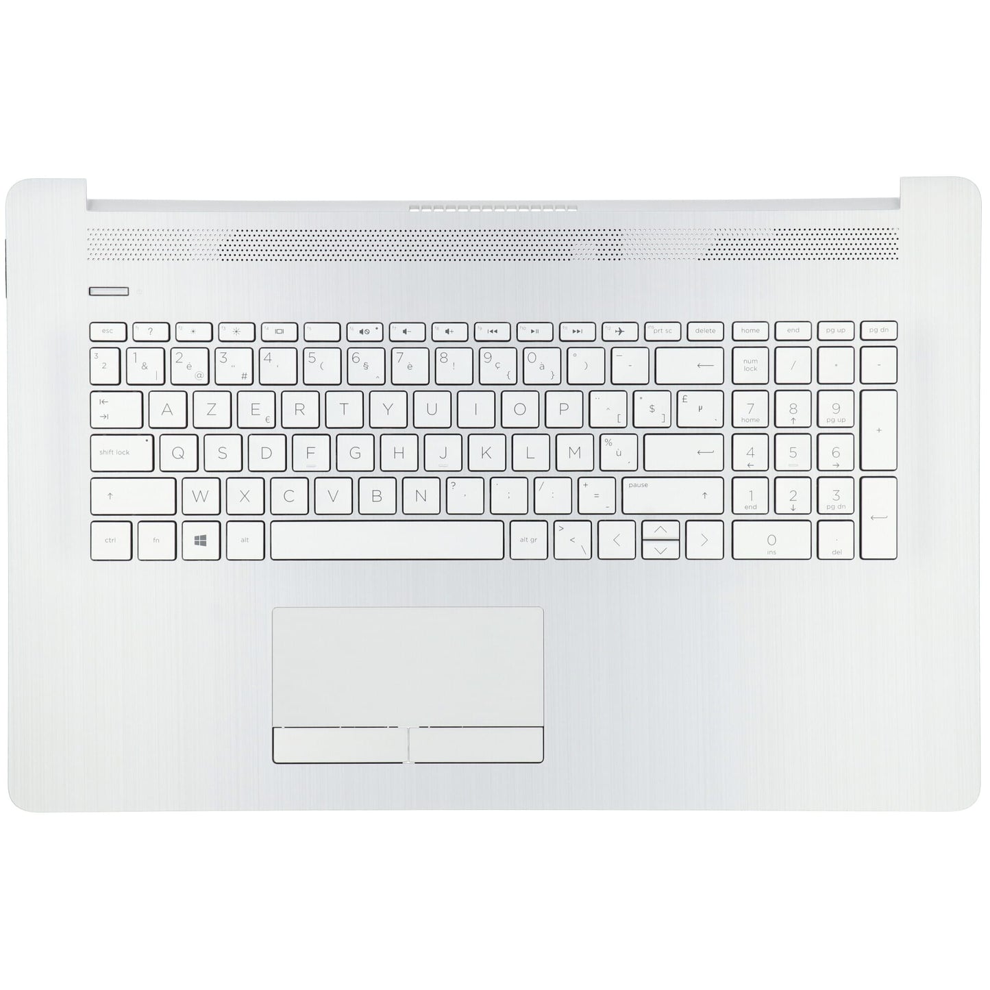 HP Laptop-Tastatur Azerty BE + Top Cover - Silber