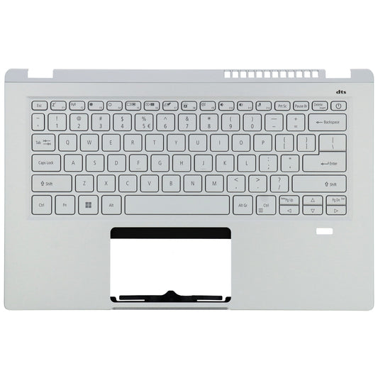 Acer Laptop Toetsenbord Qwerty US + Top Cover, BL - Zilver