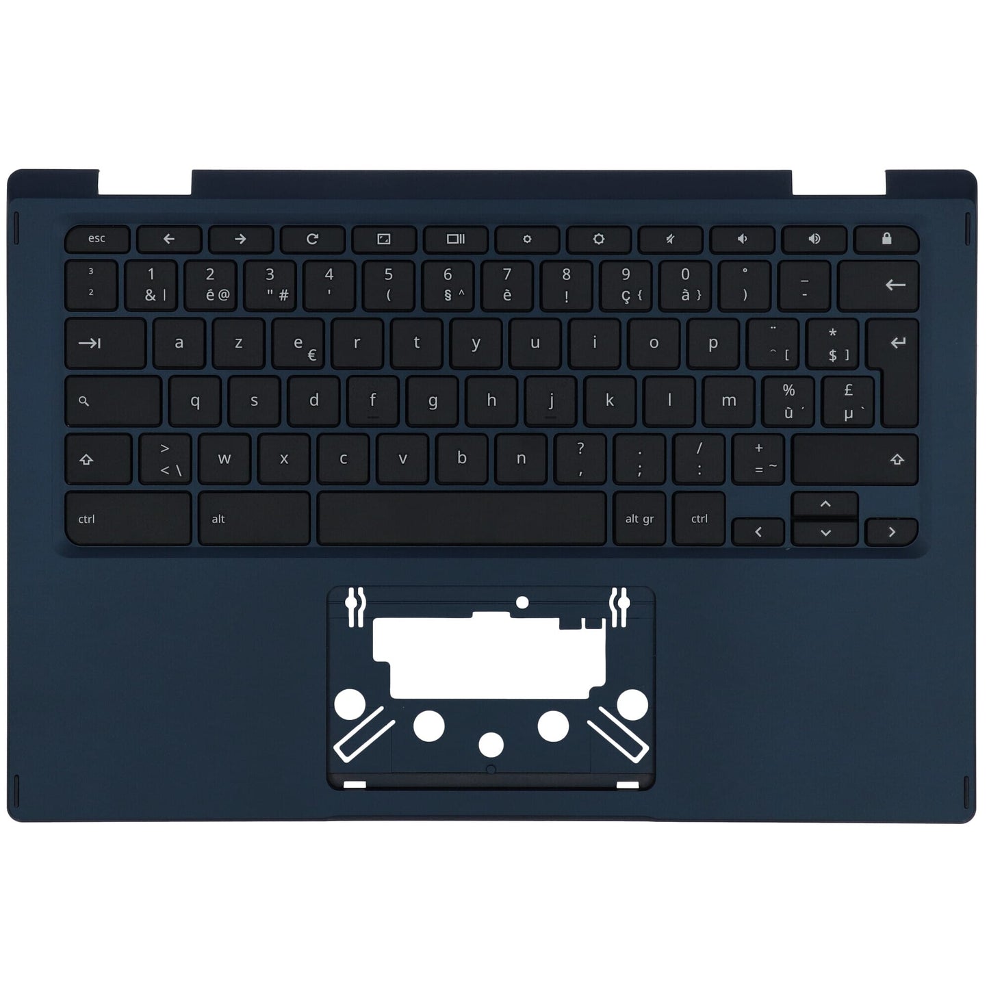 Acer Laptop Tastatur Azerty BE + Top Cover - Blau
