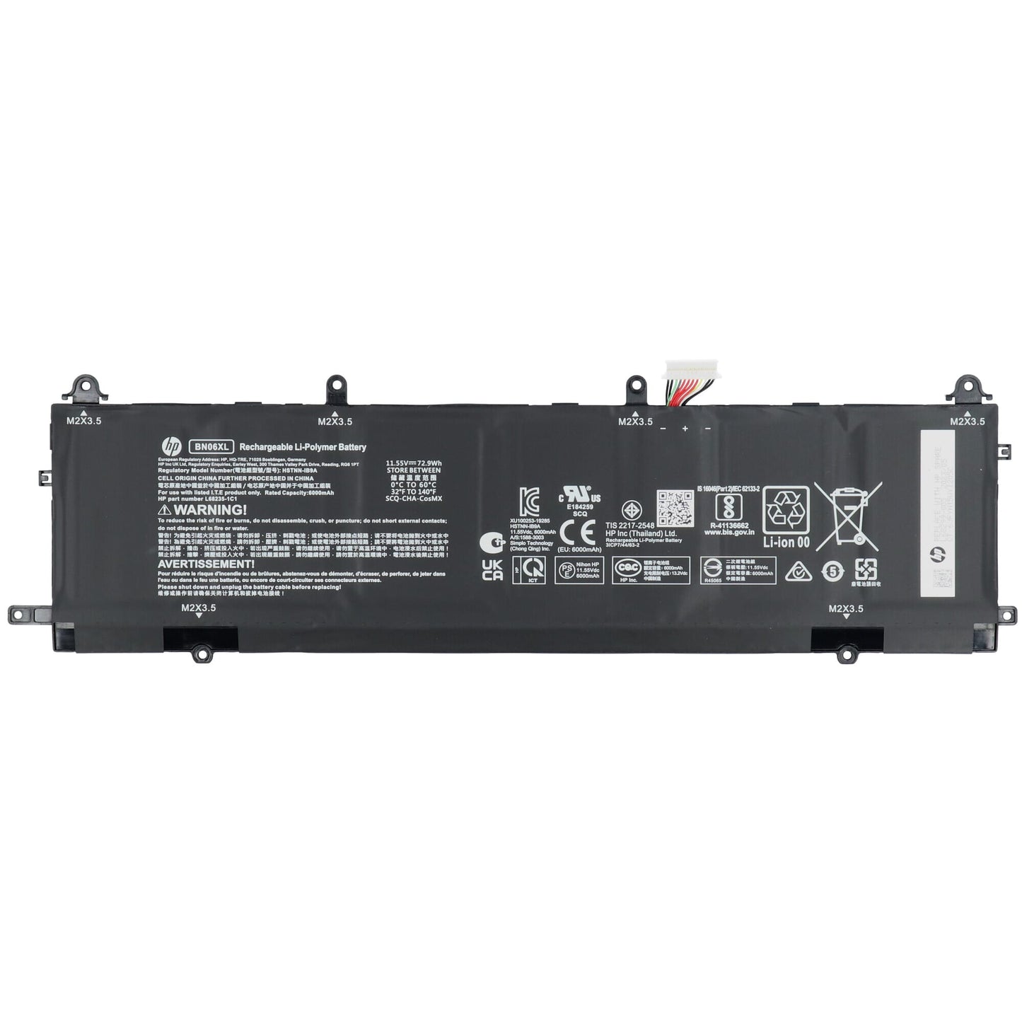HP Laptop Accu 6000 mAh