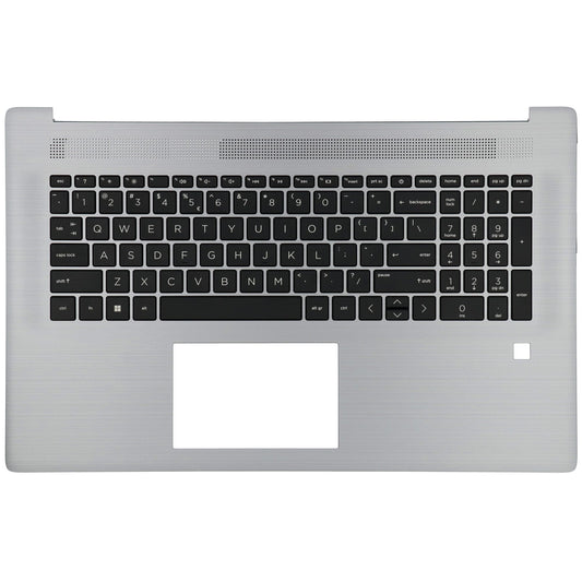 HP Laptop Clavier Qwerty US + Capot supérieur - Argent