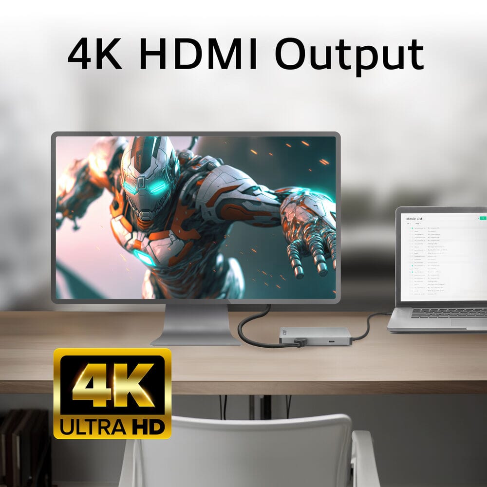 ACT USB-C 4K docking station voor 1 HDMI monitor