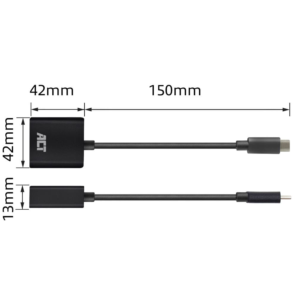 ACT USB-C naar DisplayPort adapter