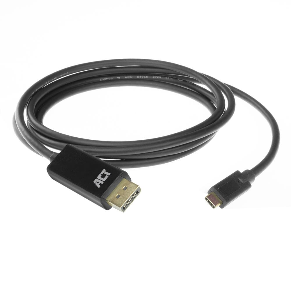 ACT USB-C naar DisplayPort kabel 2 meter
