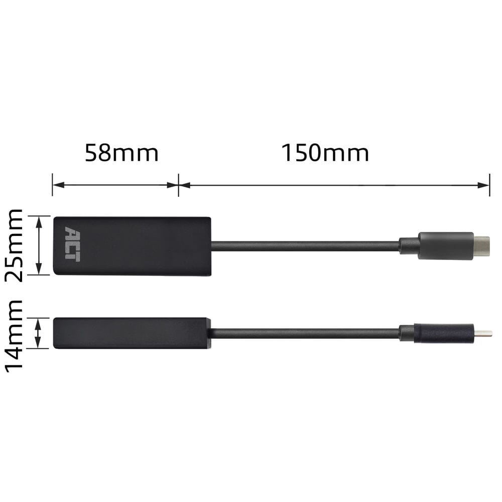 ACT USB-C Gigabit ethernet adapter