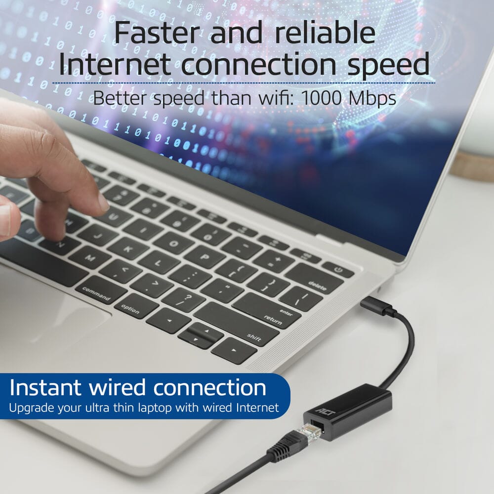 ACT USB-C Gigabit ethernet adapter