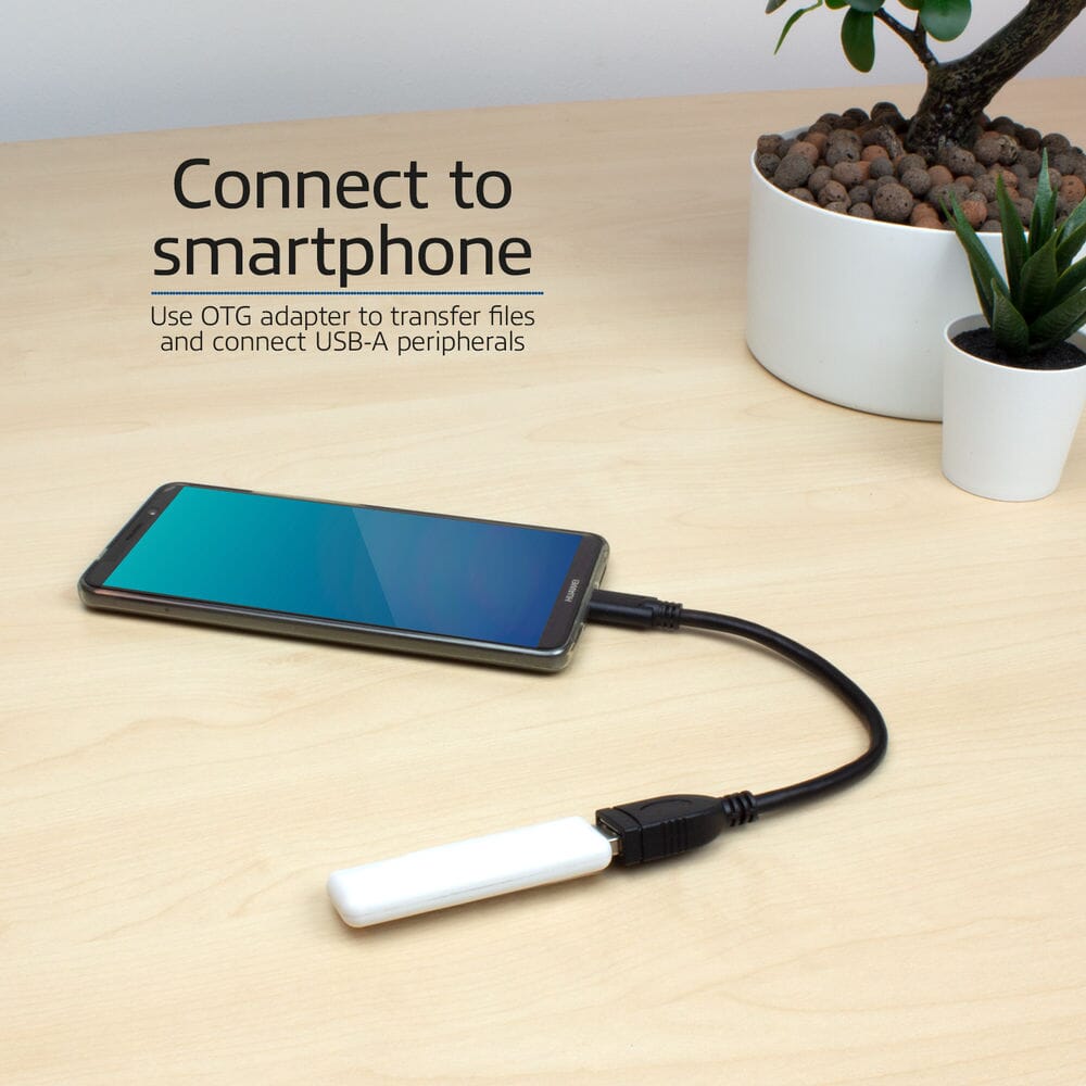 ACT USB 3.0 kabel OTG, USB-C male naar USB-A female, 0,2 m