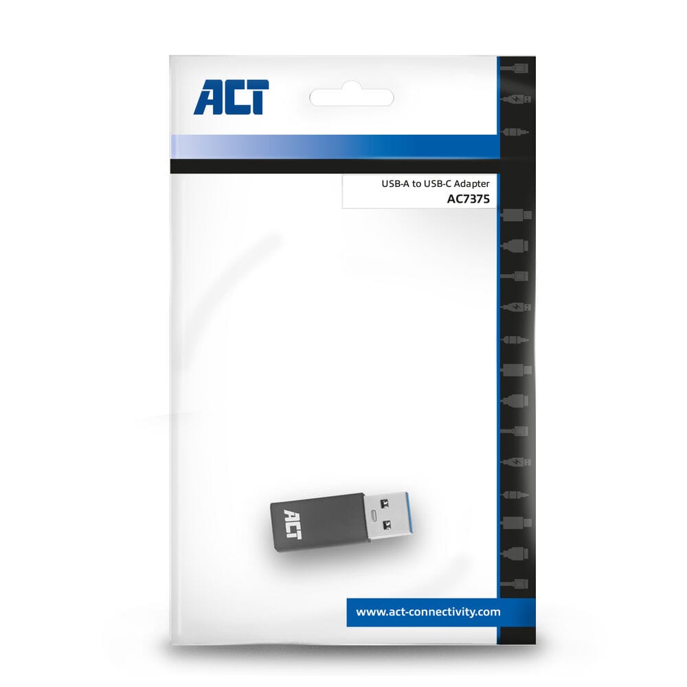 ACT USB-A naar USB-C adapter