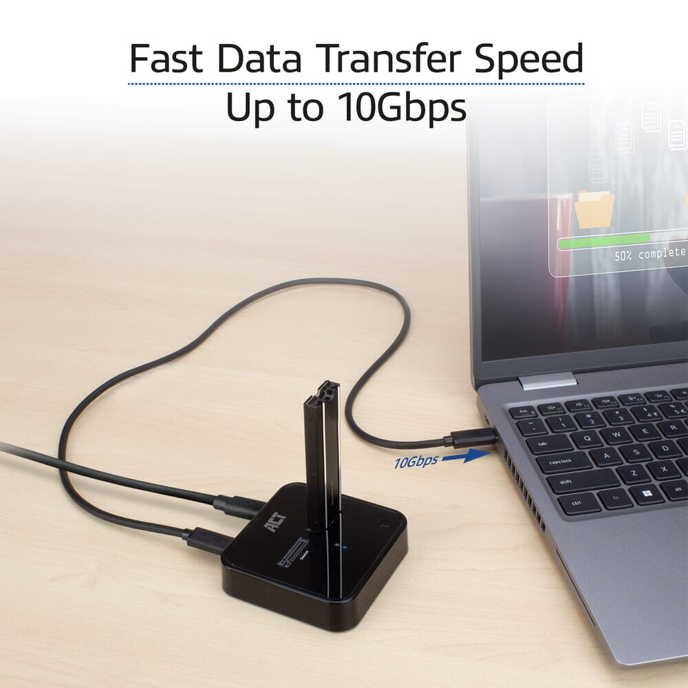 ACT M.2 NVMe/PCIe Dual SSD Dockingstation Klonen USB-C 3.2 Gen2