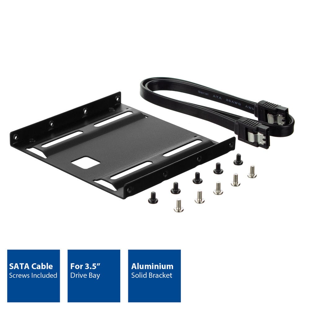 ACT 2,5 Zoll auf 3,5 Zoll HDD/SSD-Halterung inkl. SATA-Kabel