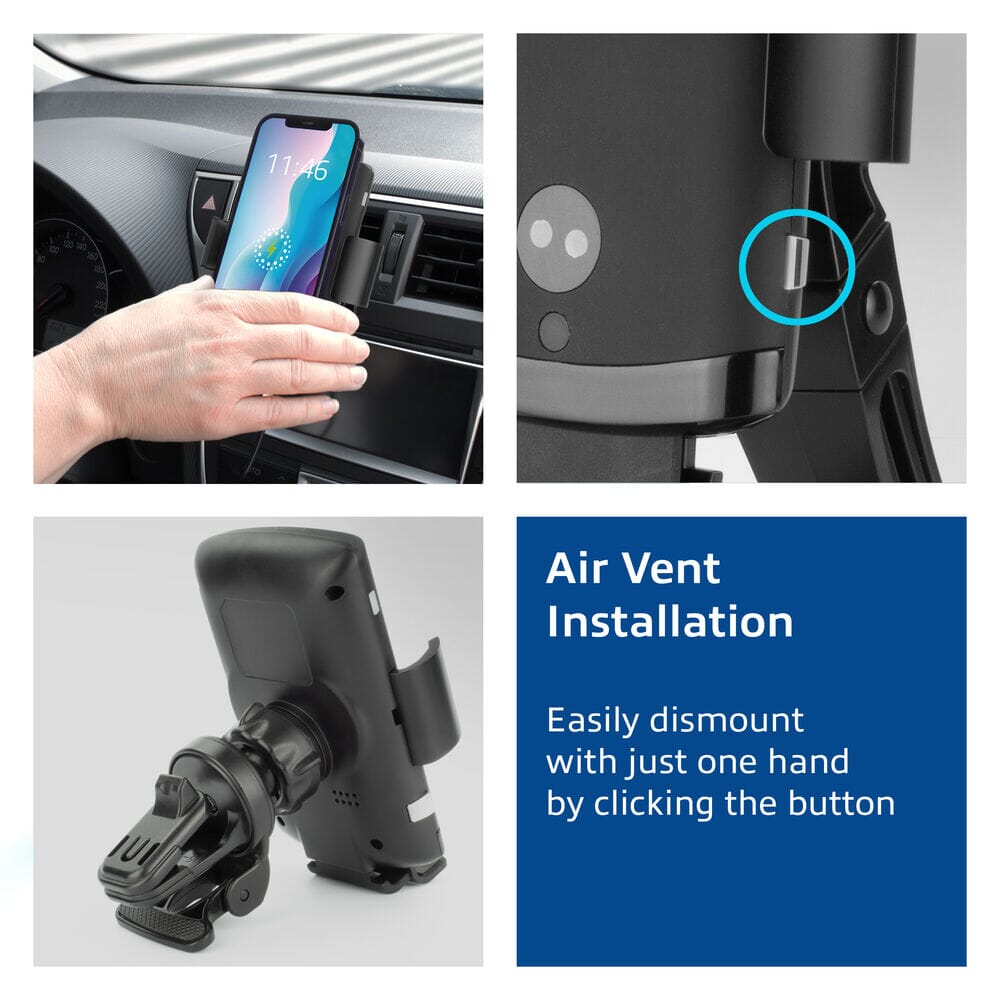 ACT Automatische smartphonehouder draadloze snellaadfunctie