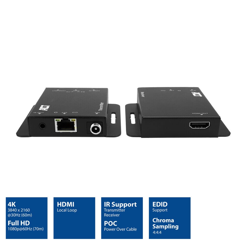 ACT 4K HDMI 1.4 Extender-Set über CAT6 UTP mit IR 40 m