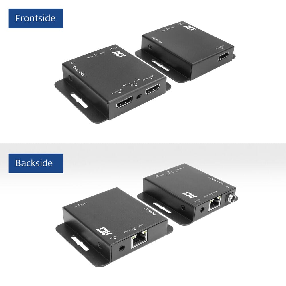 ACT 4K HDMI 1.4 Extender-Set über CAT6 UTP mit IR 40 m