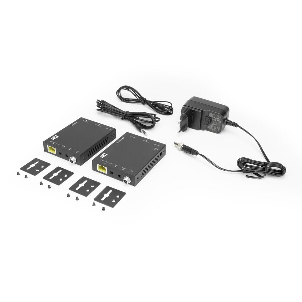 ACT 4K HDMI 2.0 extender set over CAT6 UTP met IR 60 m