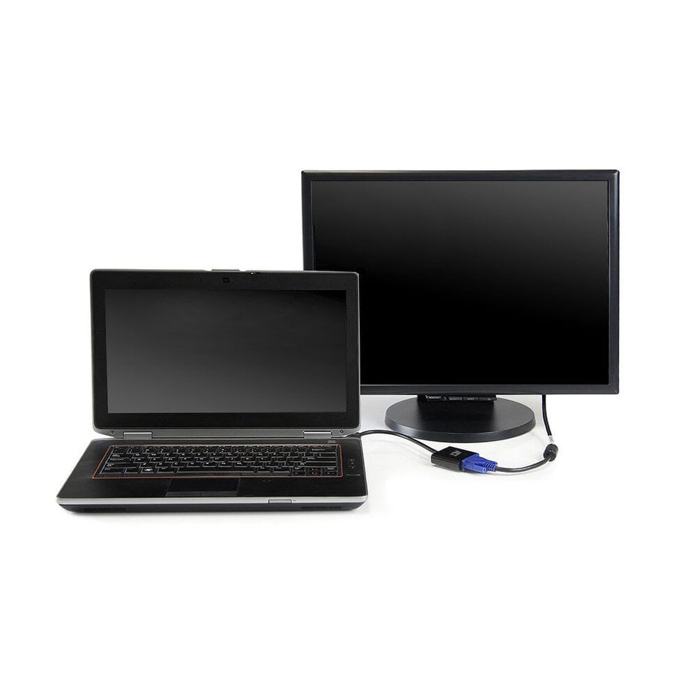 ACT 0,15 m, HDMI-A male naar VGA female adapter, met audio