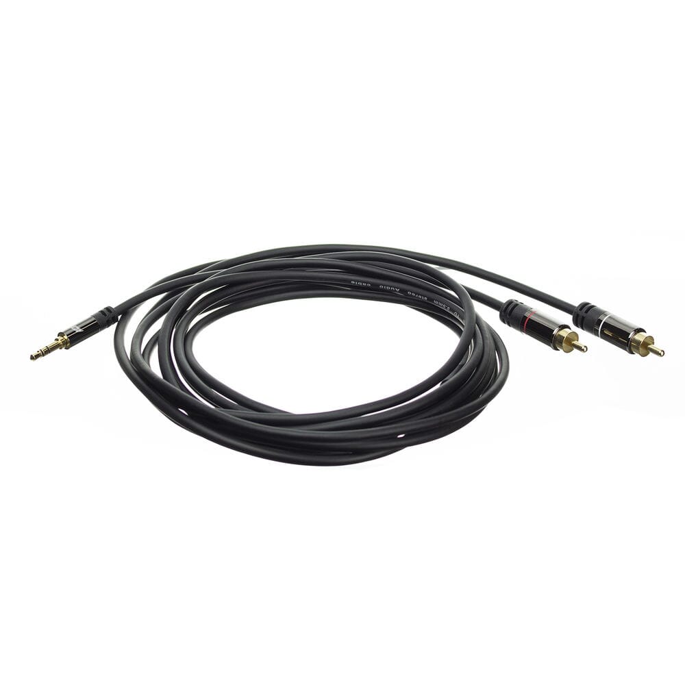 ACT 1,5 meter HQ audio 1x 3,5mm jack male - 2x tulp male