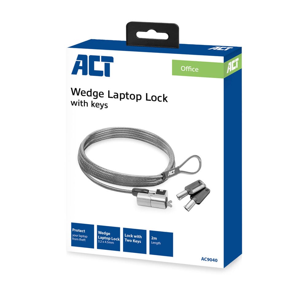 ACT Wedge laptopslot met sleutels