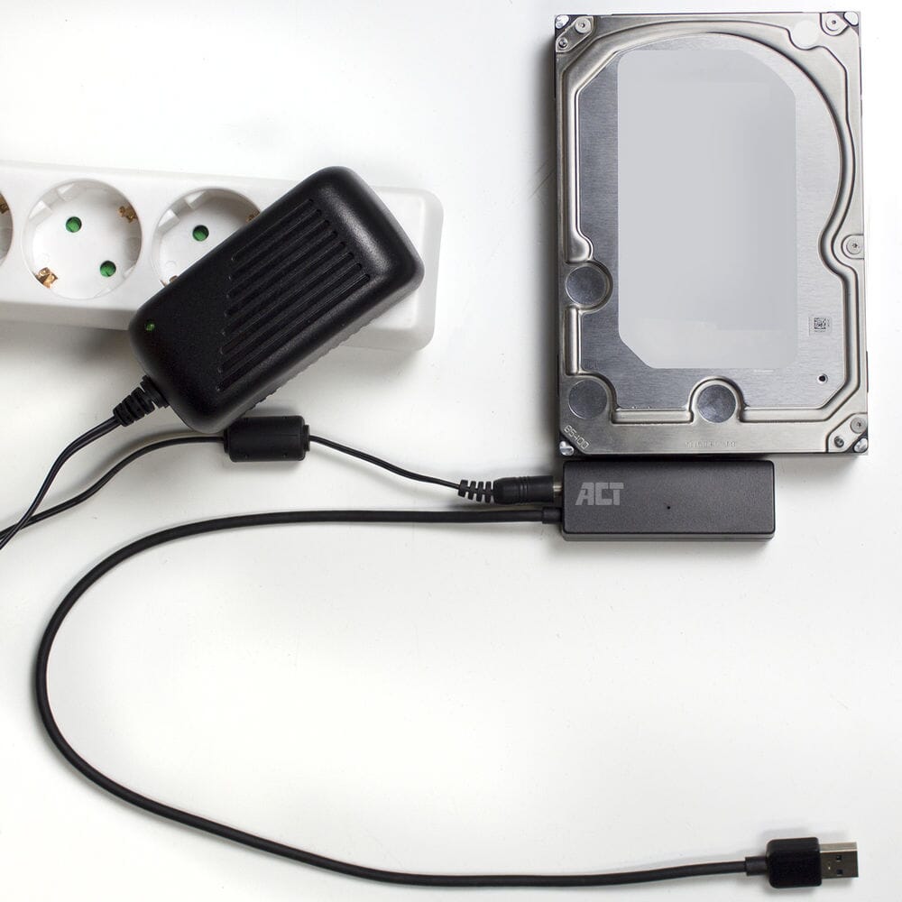 ACT 2,5 inch en 3,5 inch SATA HDD SSD naar USB 3.2 Gen1