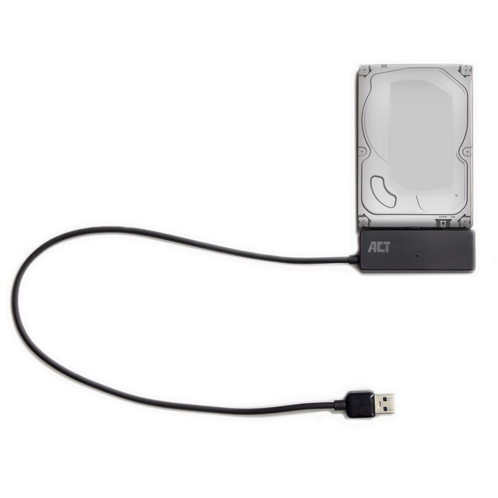 ACT 2,5 inch en 3,5 inch SATA HDD SSD naar USB 3.2 Gen1