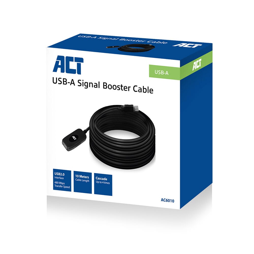ACT USB 2.0 booster, 10 meter