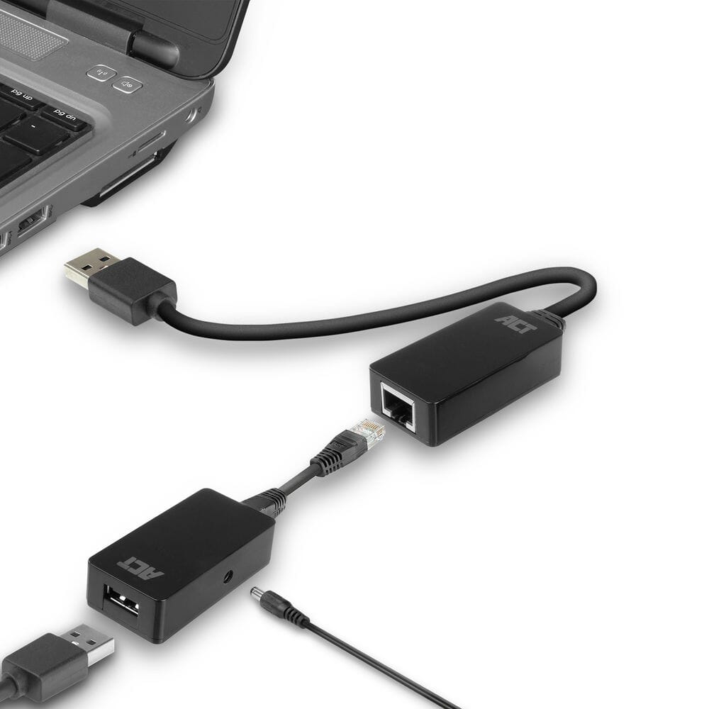 ACT USB Extender set over UTP, extender tot 50 meter