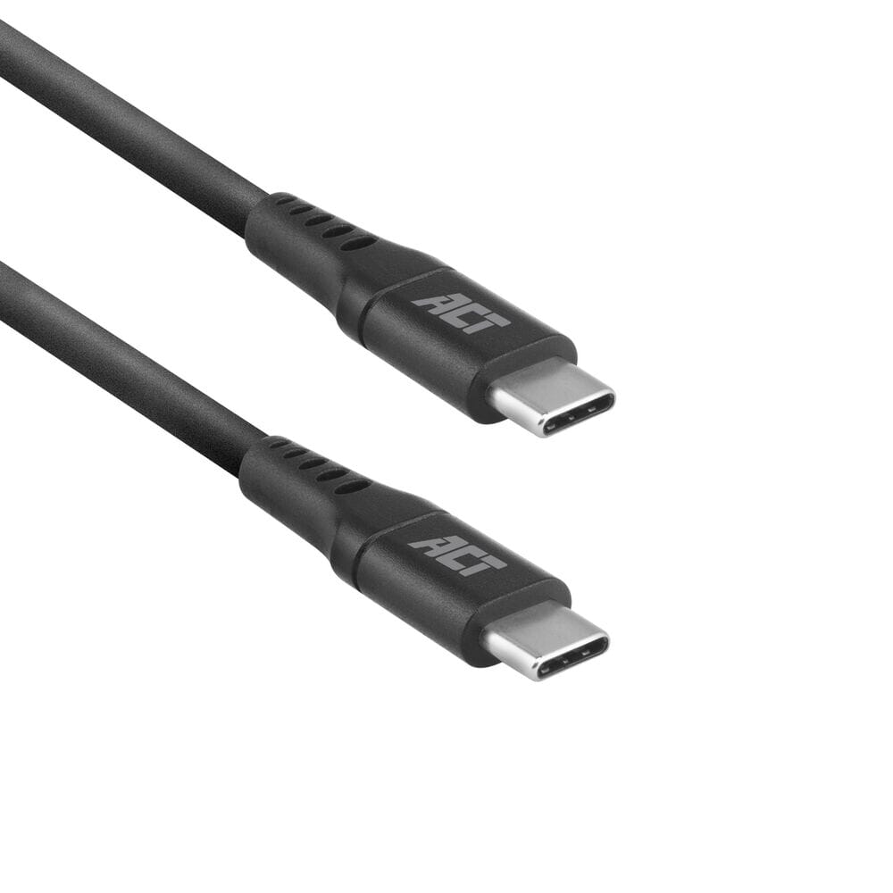ACT USB 3.2 Gen1 laad- en datakabel C male - C male 1 meter